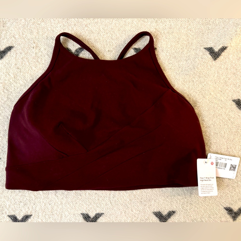 Flow-Y Wrap Front Bra NWT - 10